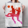 Soccer player painted 5 Soccer player painted 5