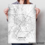 Venlo mapa - white Venlo mapa - white