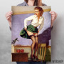 Vintage Pin Up Girl Art Vintage Pin Up Girl Art