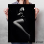 Woman holding red wine