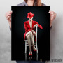 Woman in red