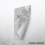 Kejptaun mapa - white