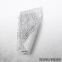 Luksemburg mapa - white Luksemburg mapa - white