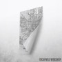 Melburn mapa - white Melburn mapa - white