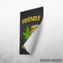 Pizza Weed Friends Forever