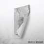 San Francisko mapa - white San Francisko mapa - white