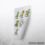 T-rex art styles T-rex art styles