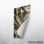 White Gold Agate Abstract White Gold Agate Abstract