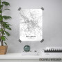 Beograd mapa - white