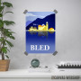 Bled lake water reflection Bled lake water reflection