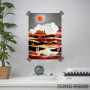 Coral Desert Lake