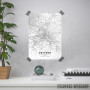 Drezden mapa - white Drezden mapa - white