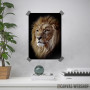 East African lion head East African lion head