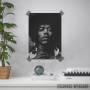 Hendrix black and white