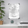 Jerusalim mapa - white