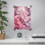 Liquid Mauve Abstract