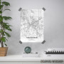 Manhajm mapa - white Manhajm mapa - white