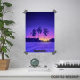 Palm Beach Purple Sunset Palm Beach Purple Sunset