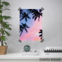 Palm Trees Purple Sky Palm Trees Purple Sky