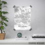 Roterdam mapa - white