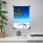 Sandy Palm Beach At Sea