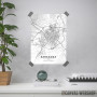 Saragosa mapa - white