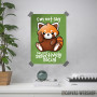 Shy red panda