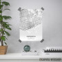 Toronto mapa - white Toronto mapa - white