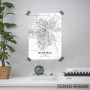 Vinipeg mapa - white Vinipeg mapa - white
