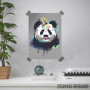 ice cream pandacorn watercolor