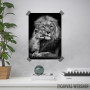 lion with baby lion