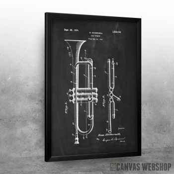 1922 Solo Trumpet - Patent Drawing 1922 Solo Trumpet - Patent Drawing