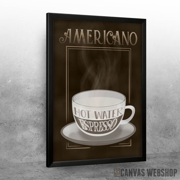 Americano Coffee Sign Americano Coffee Sign
