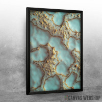 Aqua Coral Reef Abstract Aqua Coral Reef Abstract
