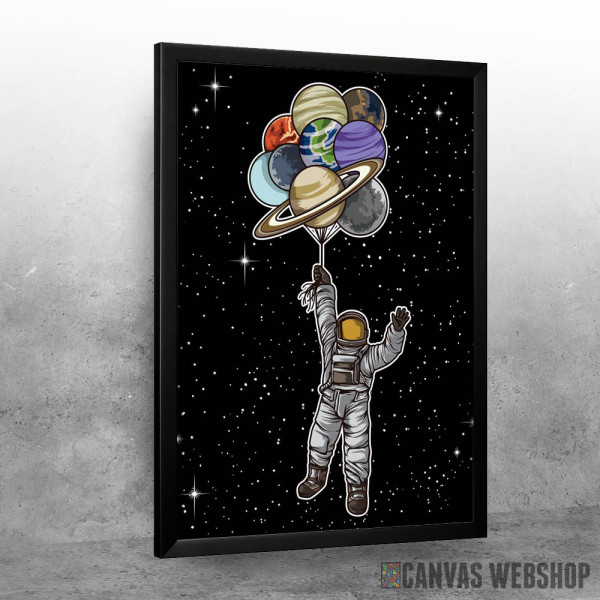 Astronaut With Balloons Astronaut With Balloons