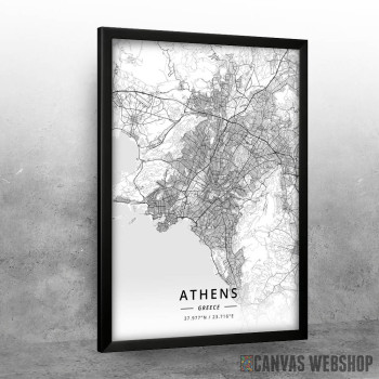 Atina mapa - white Atina mapa - white