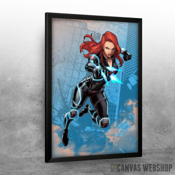 Black Widow cartoon Black Widow cartoon