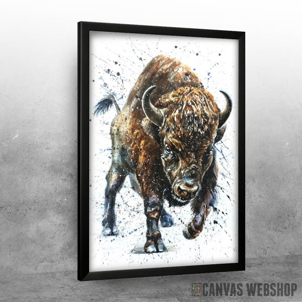 Buffalo watercolor Buffalo watercolor