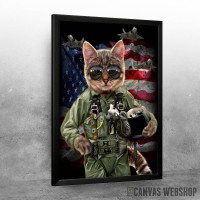 Cat Pilot in the Air Force
