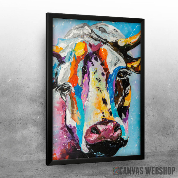 Colorful cow Colorful cow