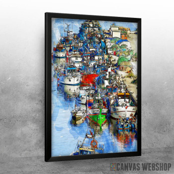 Crowded Sea Port Crowded Sea Port