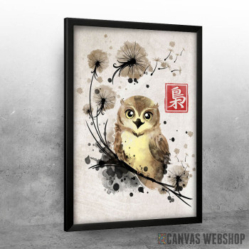 Dandelion owl watercolor Dandelion owl watercolor