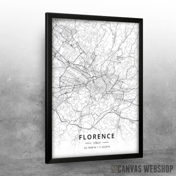 Firenca mapa - white Firenca mapa - white