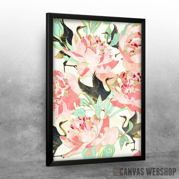 Floral Cranes Floral Cranes