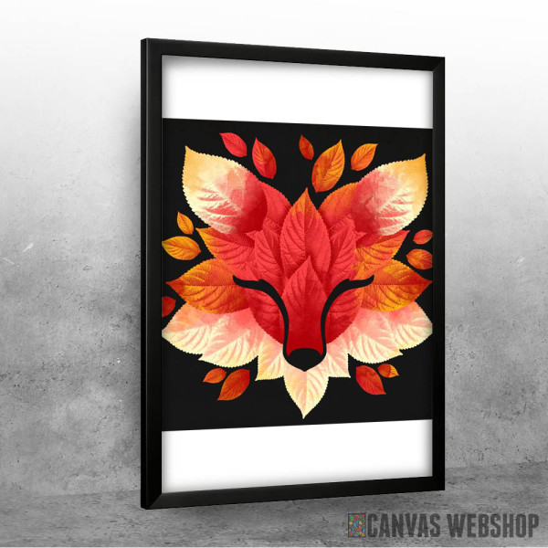 Fox of leaves