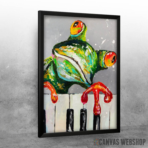 Frog pianist Frog pianist