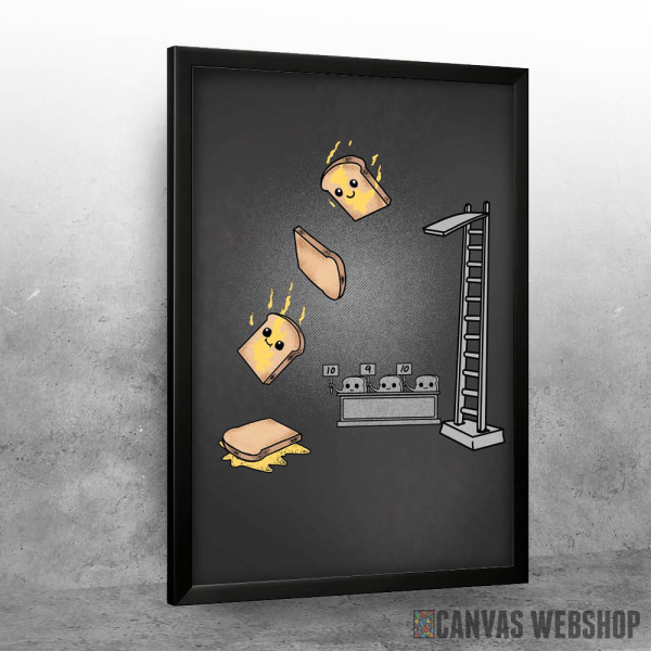 Funny Toast Tower Jump