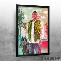 GTA V Franklin Poster
