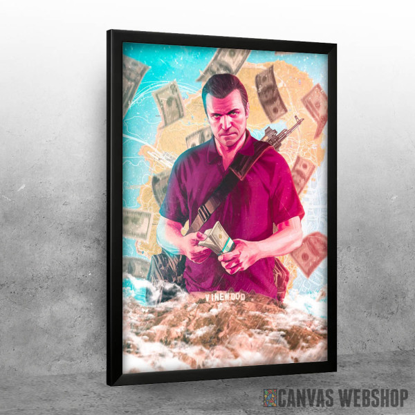 GTA V Michael Poster