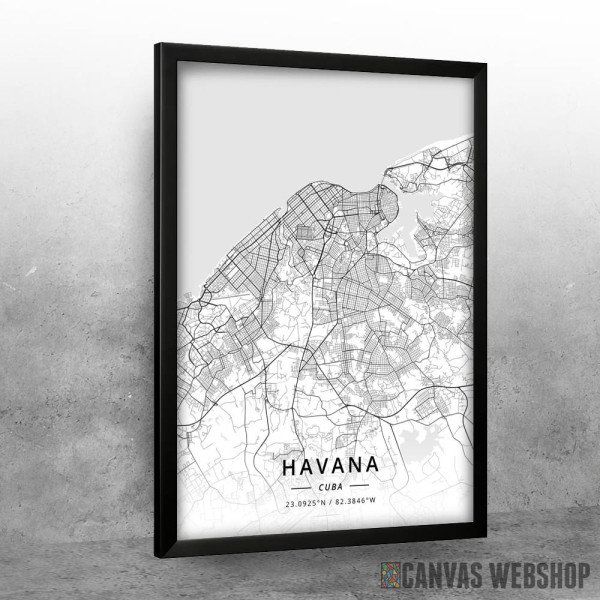 Havana mapa - white Havana mapa - white